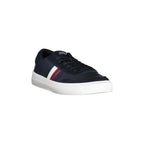TOMMY HILFIGER Men's Blue Sneakers with Contrast Details