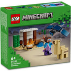 Lego - Minecraft 21251 Set (Spedizione Di Steve Nel Deserto) + 1 Figure 75Pz 6+