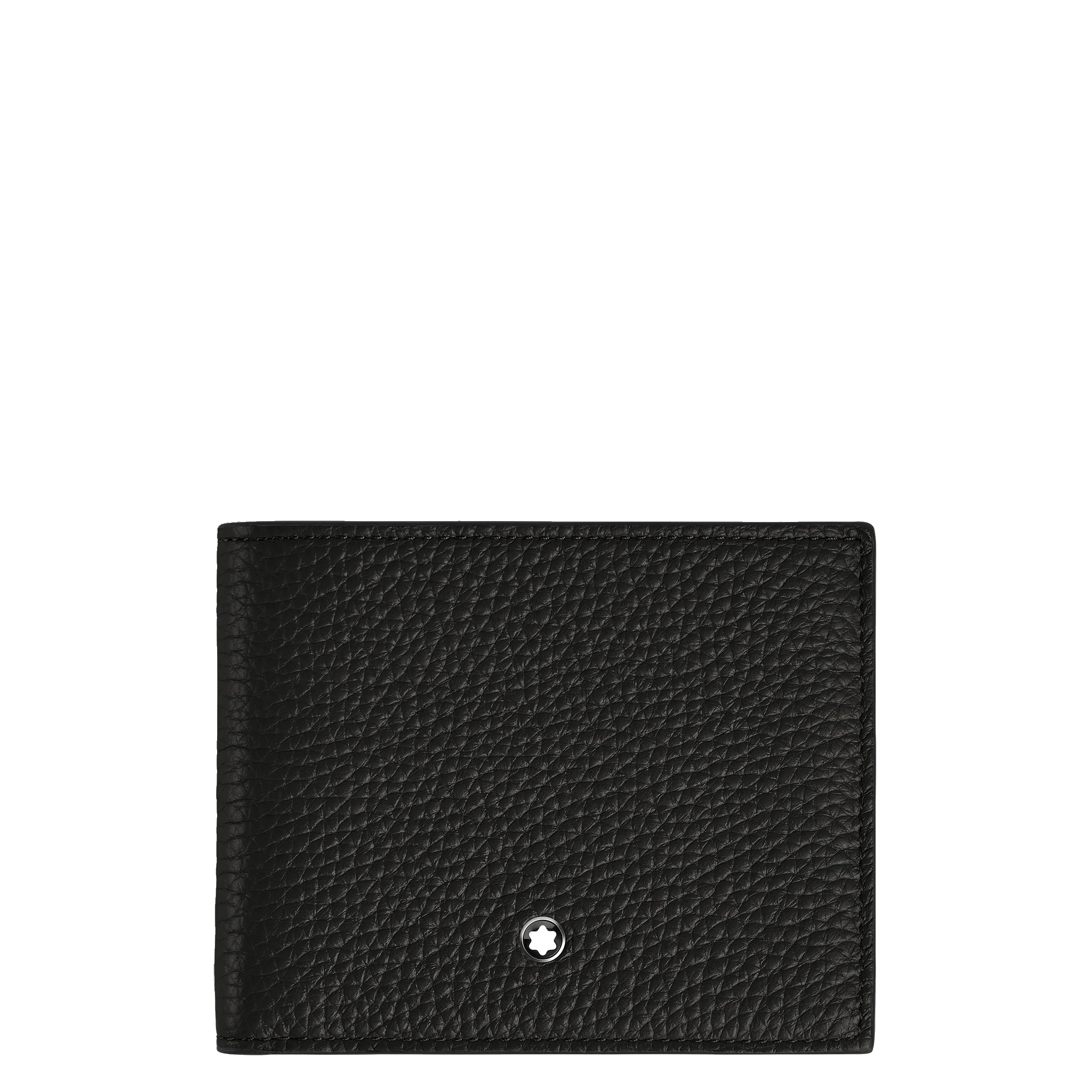 Montblanc wallet with coin purse 4 compartments black 220217