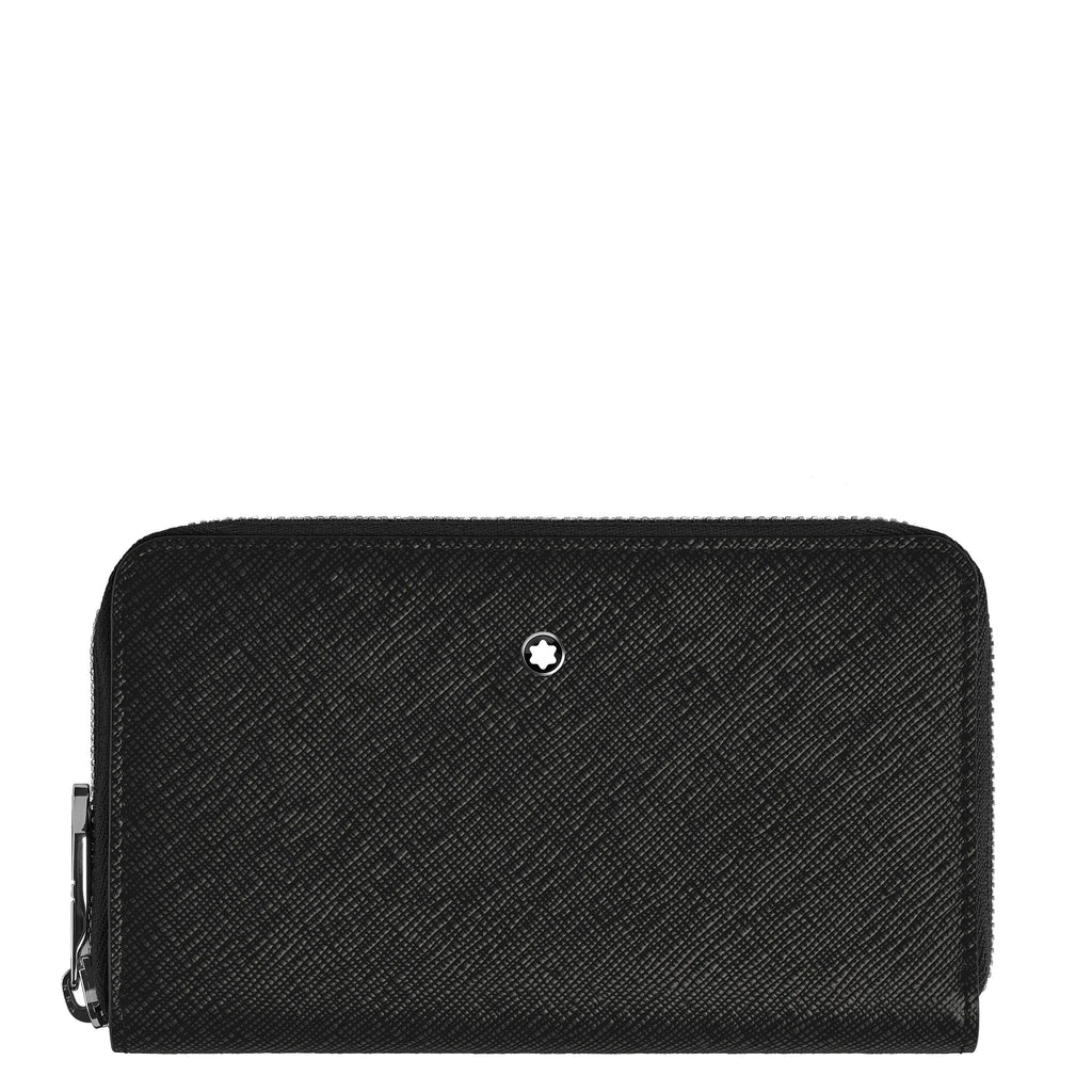 Montblanc Sartorial black medium 12-compartment zip-around wallet 220361