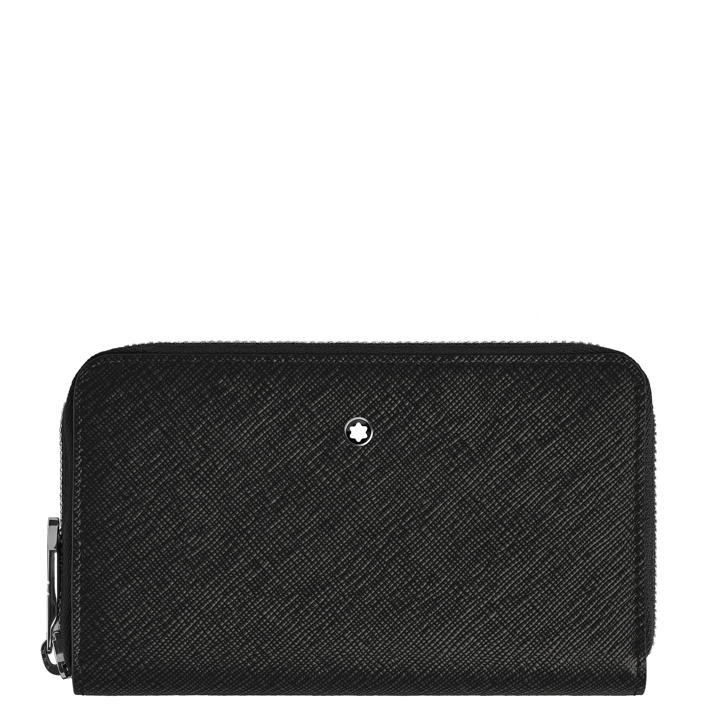 Montblanc Sartorial black medium 12-compartment zip-around wallet 220361