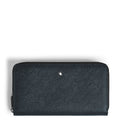 Montblanc 12-card zip wallet Sartorial tweed blue 220365