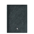 Montblanc Sartorial tweed blue passport holder 220433