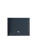 Montblanc 6-pocket Meisterstück velvet blue leather wallet 220446