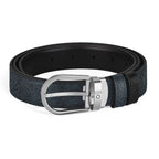 Montblanc Reversible Tweed blue / black belt 220965