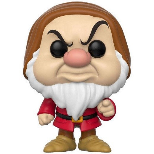 Funko Pop ! Disney - Bianca Neve E I Sette Nani (345) Grumpy Figure Brontolo 9Cm