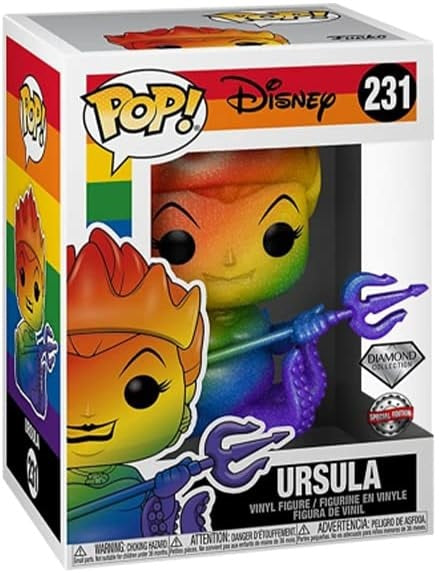 Funko Pop! Disney (231) Ursula Rainbow Diamond Special Edition Vinyl Figure 9cm