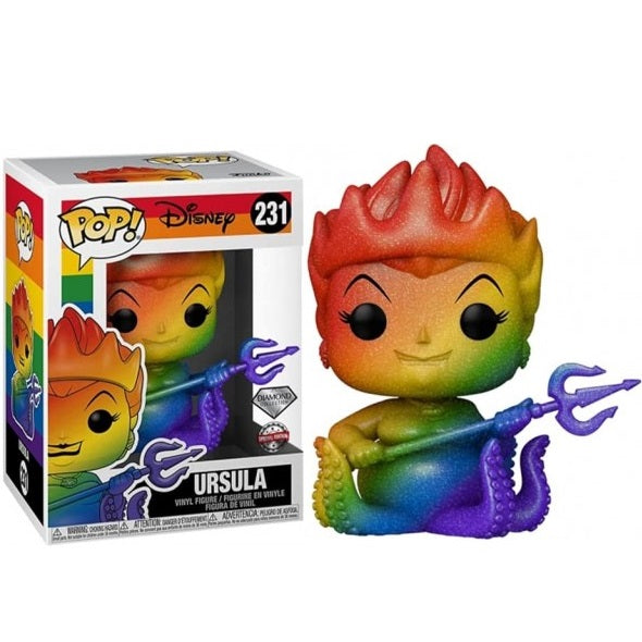 Funko Pop! Disney (231) Ursula Rainbow Diamond Special Edition Vinyl Figure 9cm