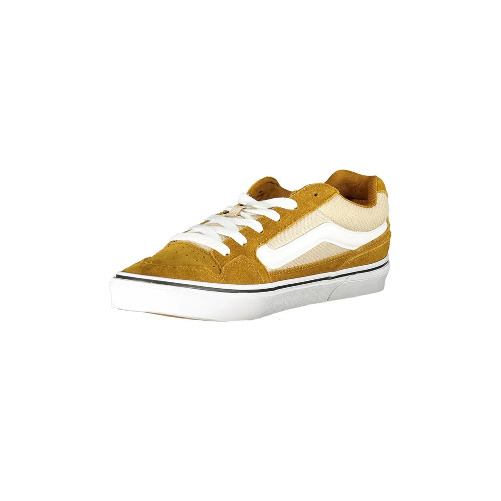 VANS Scarpe Sportive Uomo Gialle con Lacci e Dettagli a Contrasto