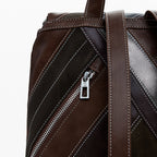 DESIGUAL Women's Brown Fibonacci Hampton Mini Backpack