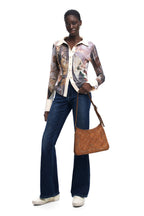 DESIGUAL Borsa Donna a Tracolla Yankee Manaos con Borchie