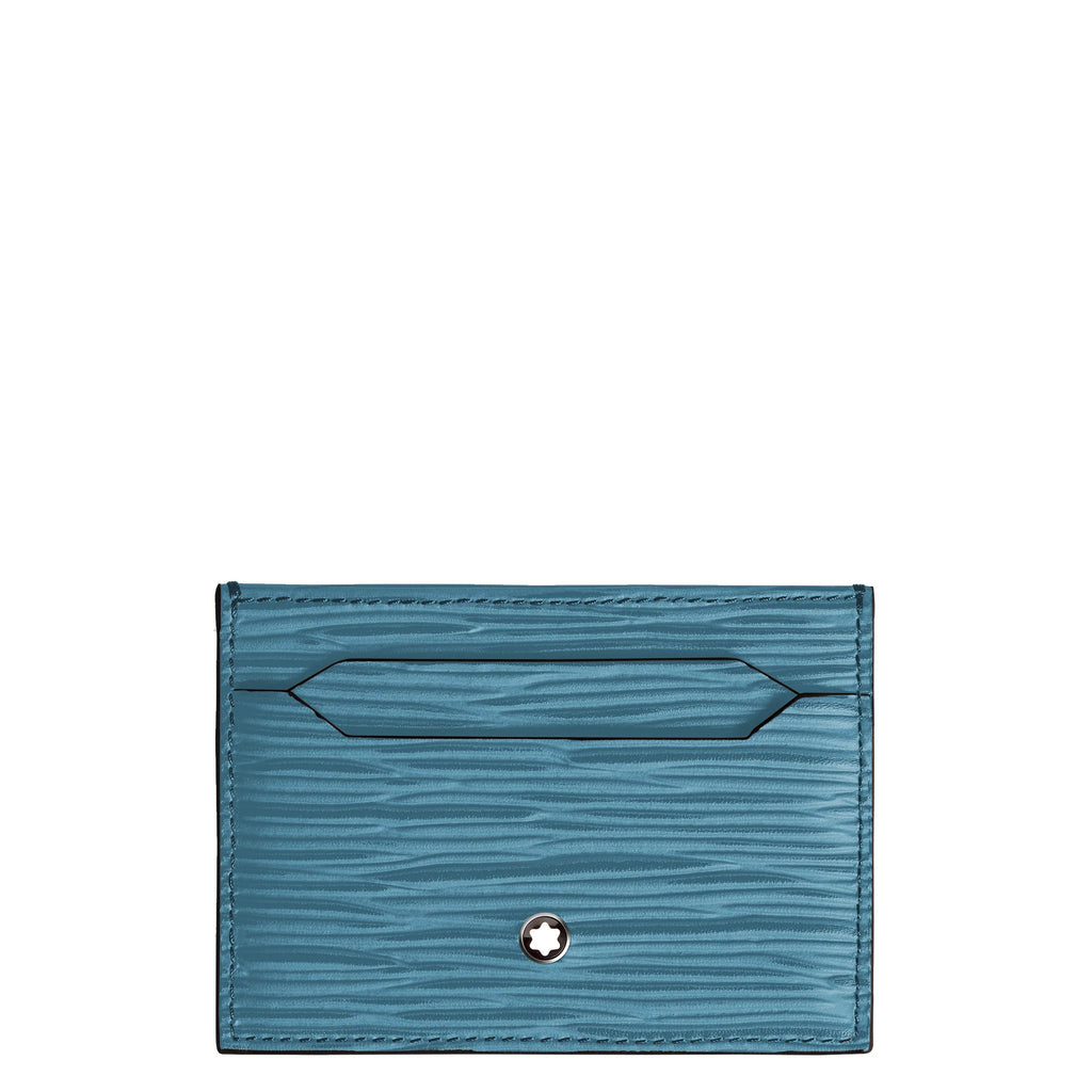 Montblanc 5-Compartment Card Holder 4810 Smoked Blue 199349