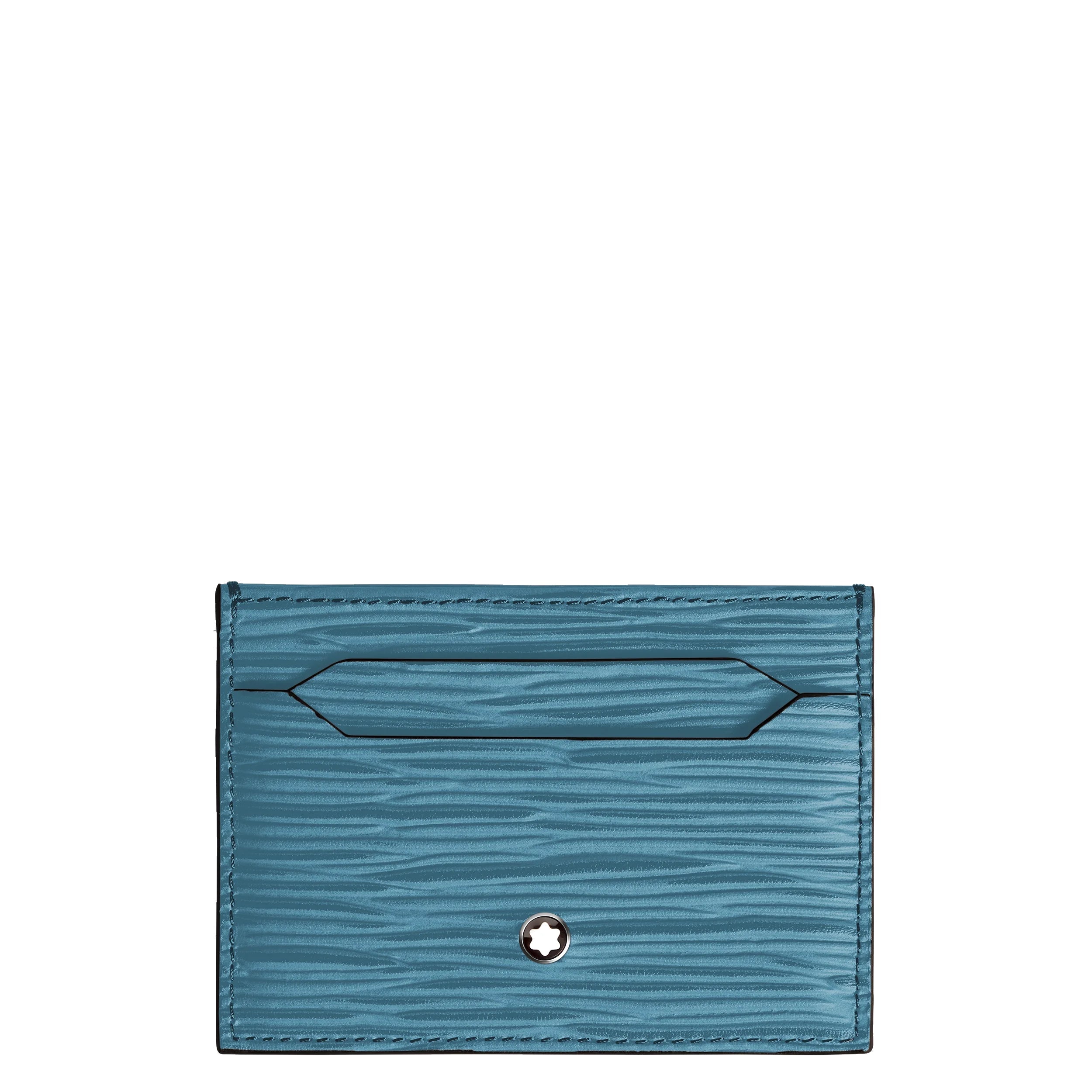 Montblanc 5-Compartment Card Holder 4810 Smoked Blue 199349
