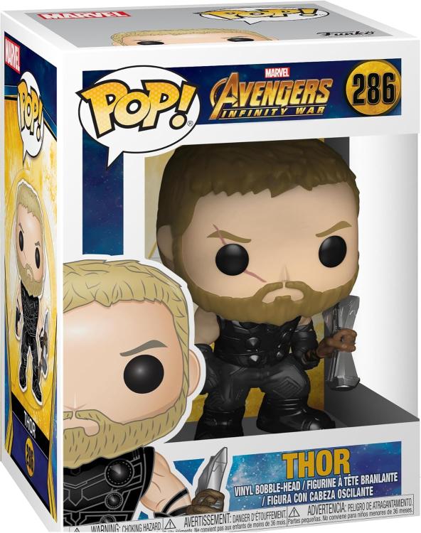 Funko Pop! Marvel Avengers Infinity War (286) Thor Vinyl Figure 9cm