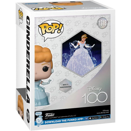 Funko Pop! Disney 100Th - Cinderella (1318) Figure Cinderella Anniversary 9Cm