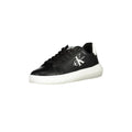 CALVIN KLEIN Scarpe Sneakers Uomo Nere con Dettagli a Contrasto e Logo