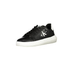 CALVIN KLEIN Scarpe Sneakers Uomo Nere con Dettagli a Contrasto e Logo