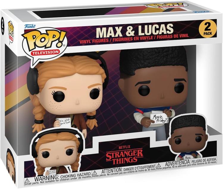 Funko Pop! Television Stranger Things (2 Pack) Max & Lucas Figure 9cm Netflix