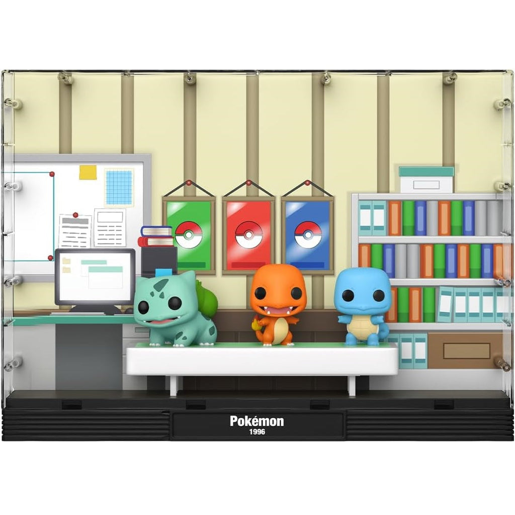 Funko Pop ! Deluxe Pokemon Moments - (01) Bulbasaur Charmander Squirtle Figure