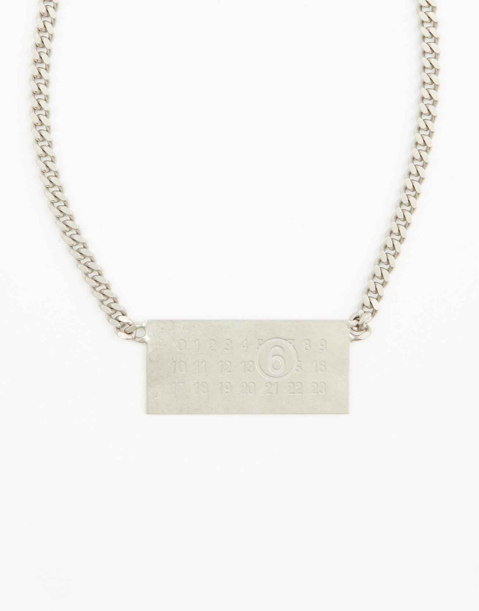 MM6 MAISON MARGIELA Collana in Palladio Burattato