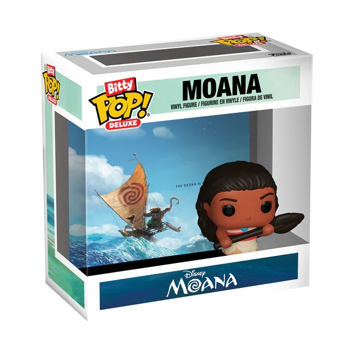 Funko Bitty Pop! Deluxe Disney Princess Moana Vinyl Figure Collectible Statue