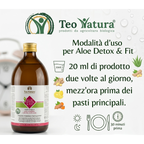 Detox & Fit – Succo Bio Aloe Vera, Zenzero, Limone e Curcuma | Depurativo e Digestivo