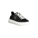 BLAUER Scarpe Sportive Donna Nere con Strass e Dettagli Bianchi