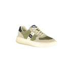 BLAUER Scarpe Sneakers Uomo Verdi con Dettagli a Contrasto e Logo
