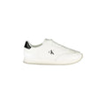 CALVIN KLEIN Sneakers Uomo Bianche con Dettagli Neri e Logo