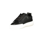 CALVIN KLEIN Sneakers Uomo Nere con Lacci e Dettagli in Bianco