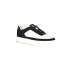 CALVIN KLEIN Sneakers Uomo Bianche con Lacci e Dettagli in Nero