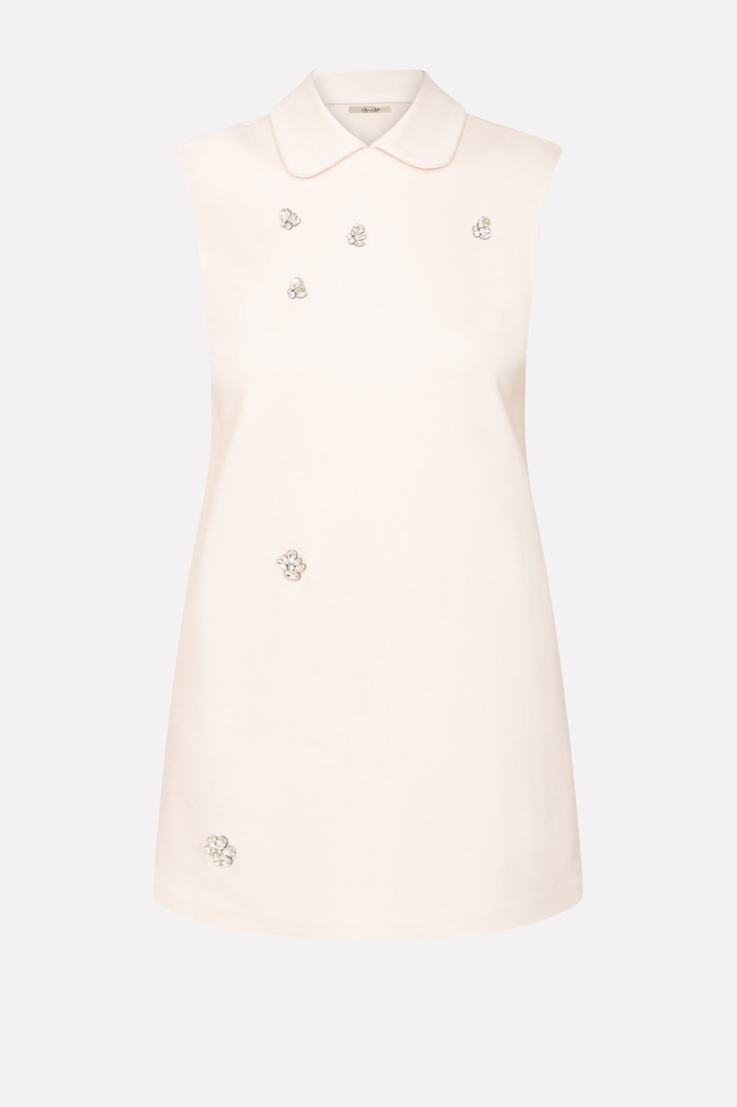 Dress with N0-nà appliqués