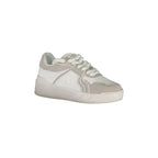 GAELLE PARIS Scarpe Sneakers Donna Bianche con Dettagli a Contrasto