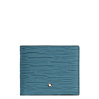Montblanc 8-compartment 4810 Smoked Blue Wallet 199343