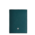 Montblanc portafoglio mini 4 scomparti Sartorial Blu Cipro 198871