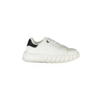 GAELLE PARIS Scarpe Sneakers Donna Bianche con Dettagli a Contrasto