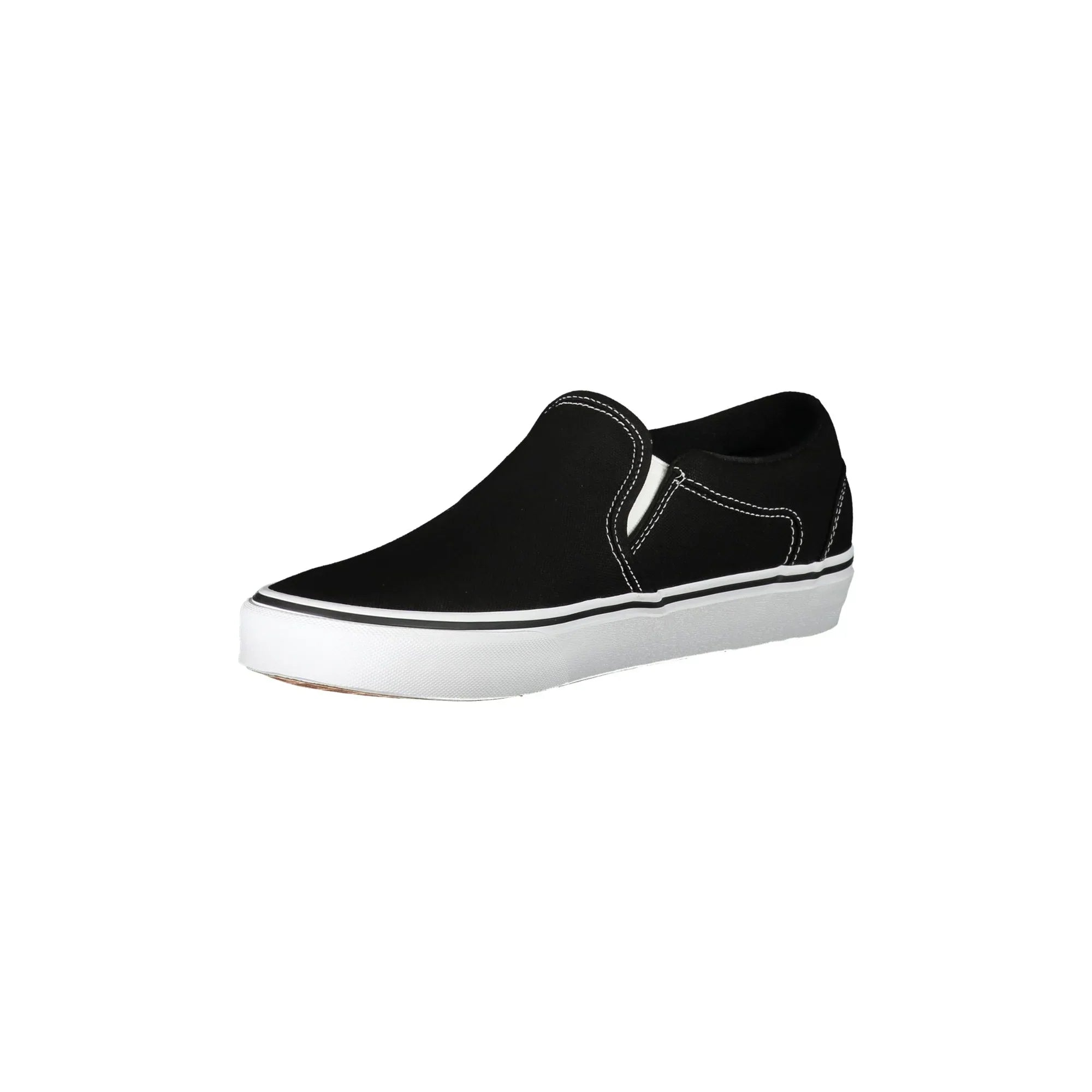 VANS Men's Black Sports Shoes with Contrast Sole