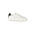 CALVIN KLEIN Sneakers Donna Bianche con Lacci e Dettagli in Nero