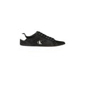 CALVIN KLEIN Sneakers Uomo Nere con Lacci e Dettagli in Bianco