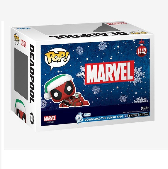 Funko Pop! Marvel (1442) Deadpool - Vinyl Figure 9cm Christmas Holiday