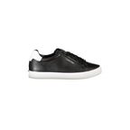 CALVIN KLEIN Scarpe Sneakers Donna Nere con Dettagli a Contrasto