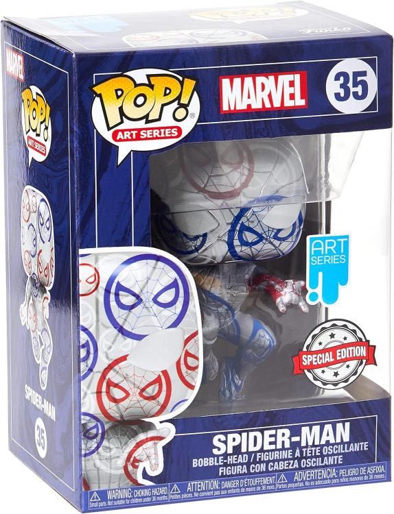 Funko Pop! Art Series Marvel - (35) Spider-Man Special Edition Vinyl Figure 9cm