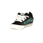 VANS Scarpe Sneakers Uomo Nere Knu Skool con Dettagli Verdi