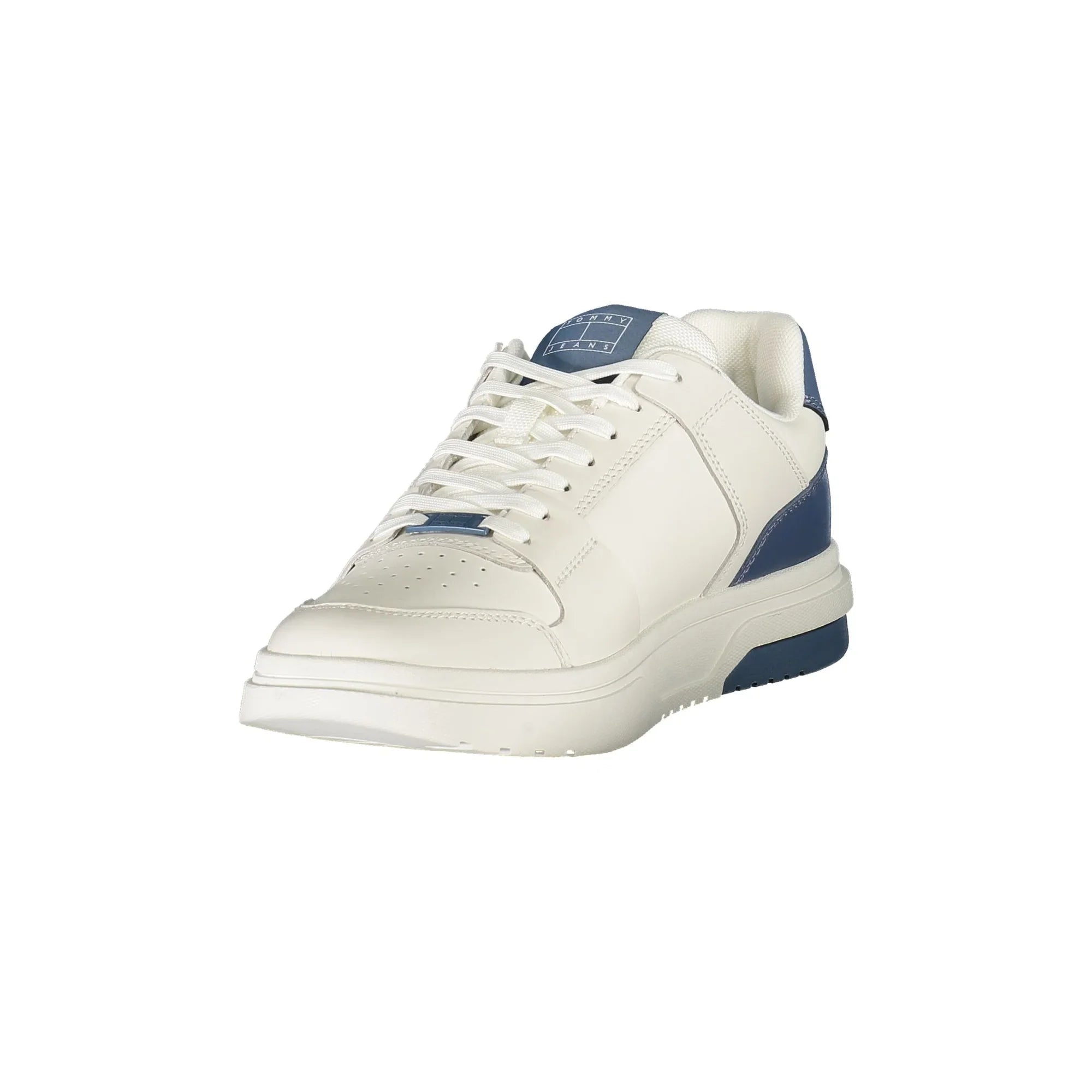 TOMMY HILFIGER Men's Red Sneakers with Contrast Details and Removable Insole
