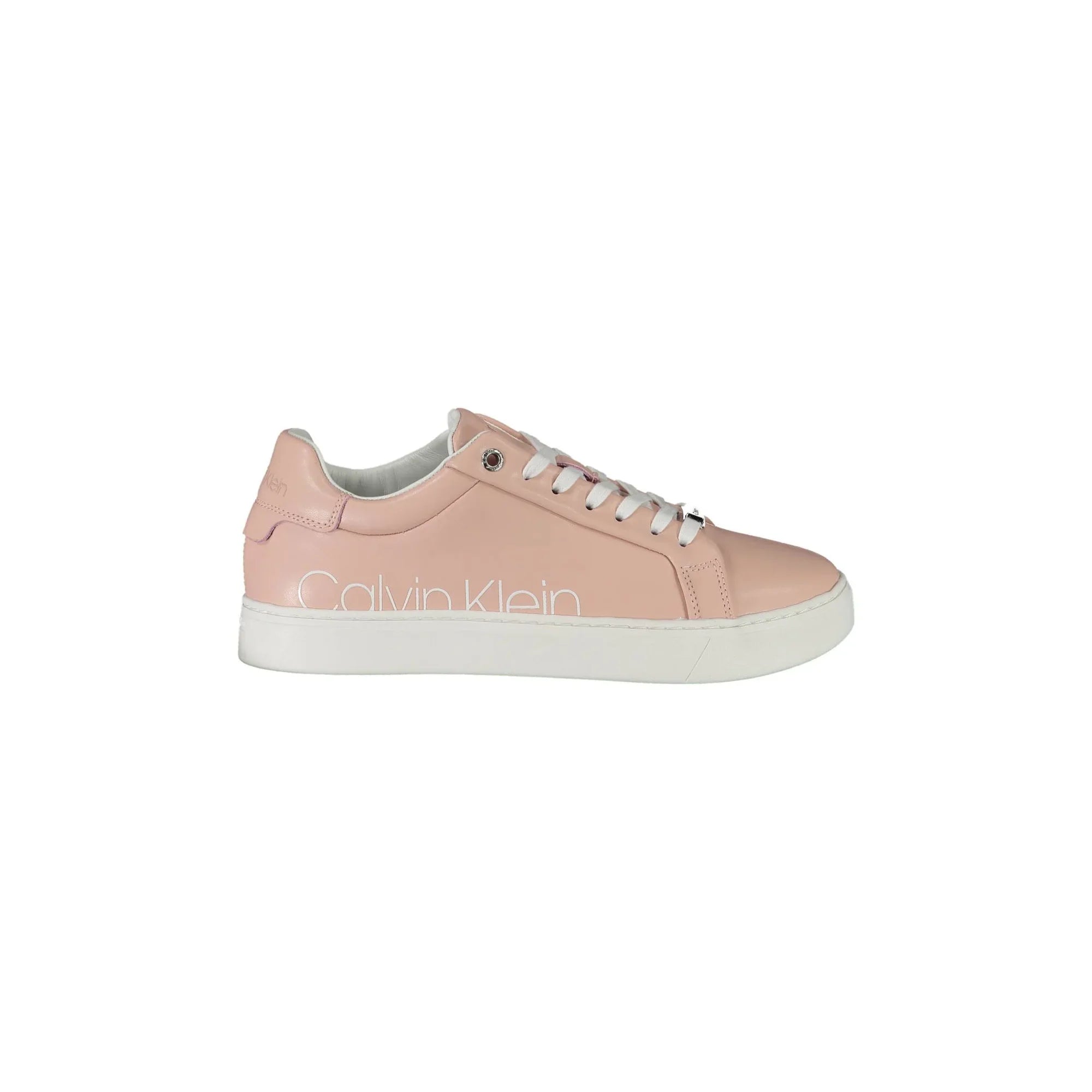 CALVIN KLEIN Women's Pink Sneakers with Contrast Details