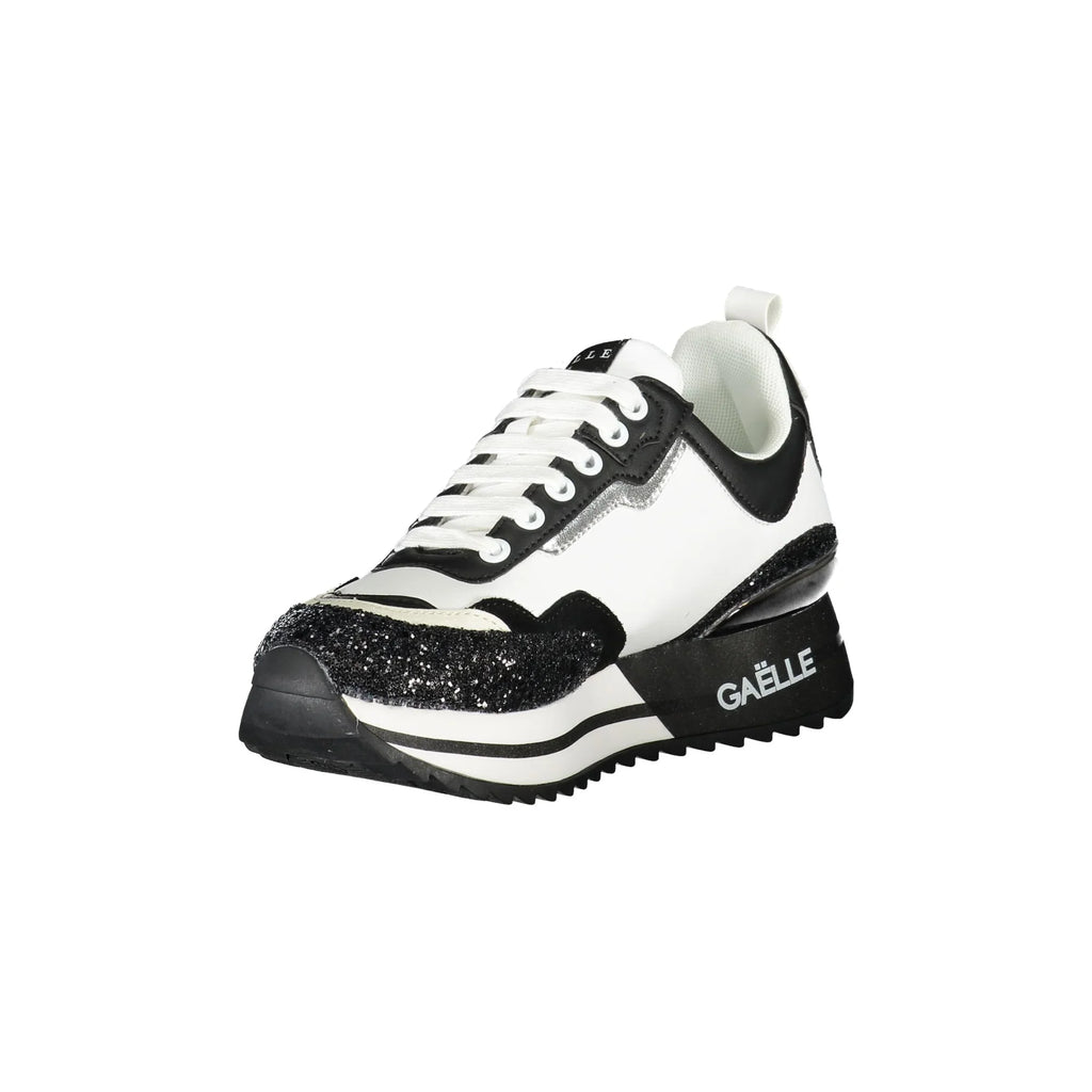 GAELLE PARIS Scarpe Sneakers Donna Nere con Dettagli a Contrasto