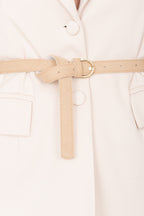 Elegant belted blazer for any occasion