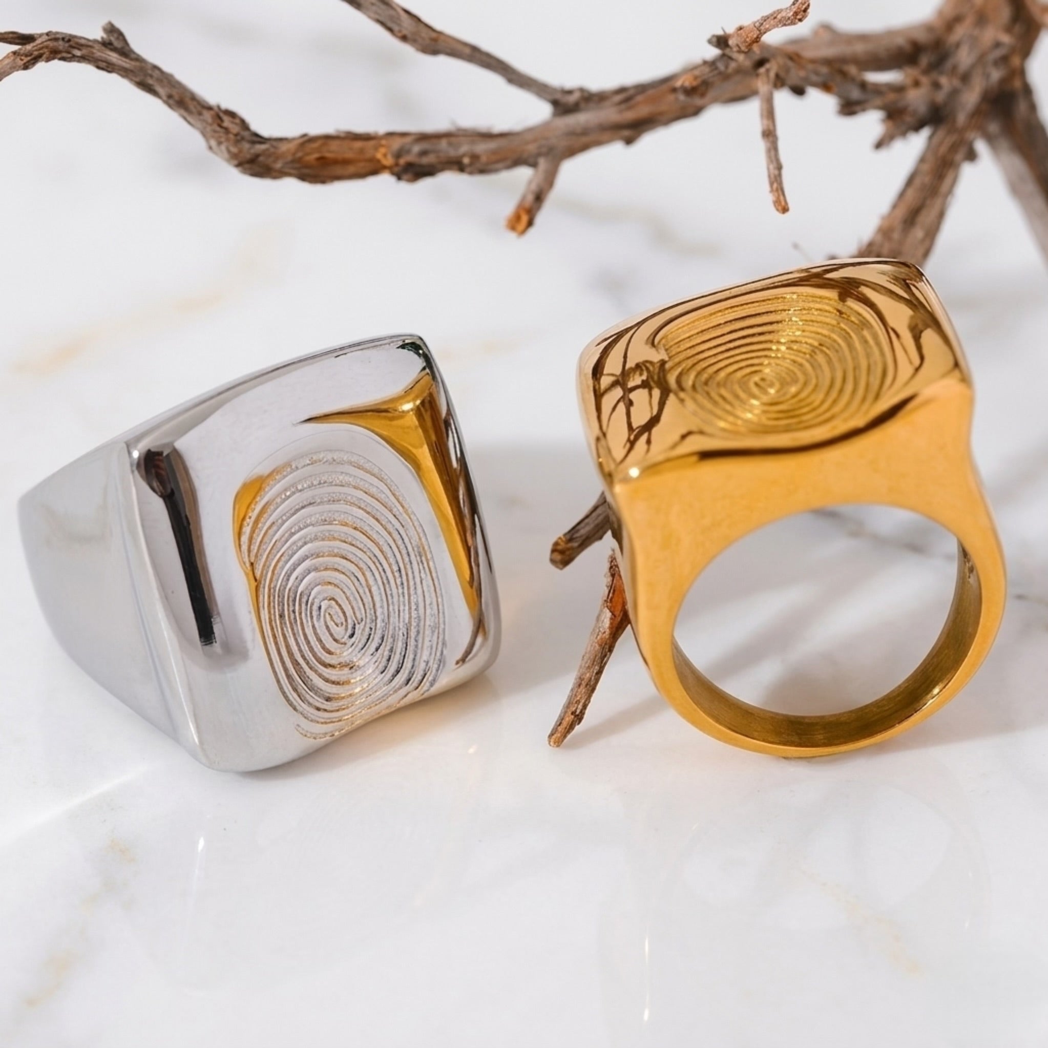 Anello Impronta Digitale