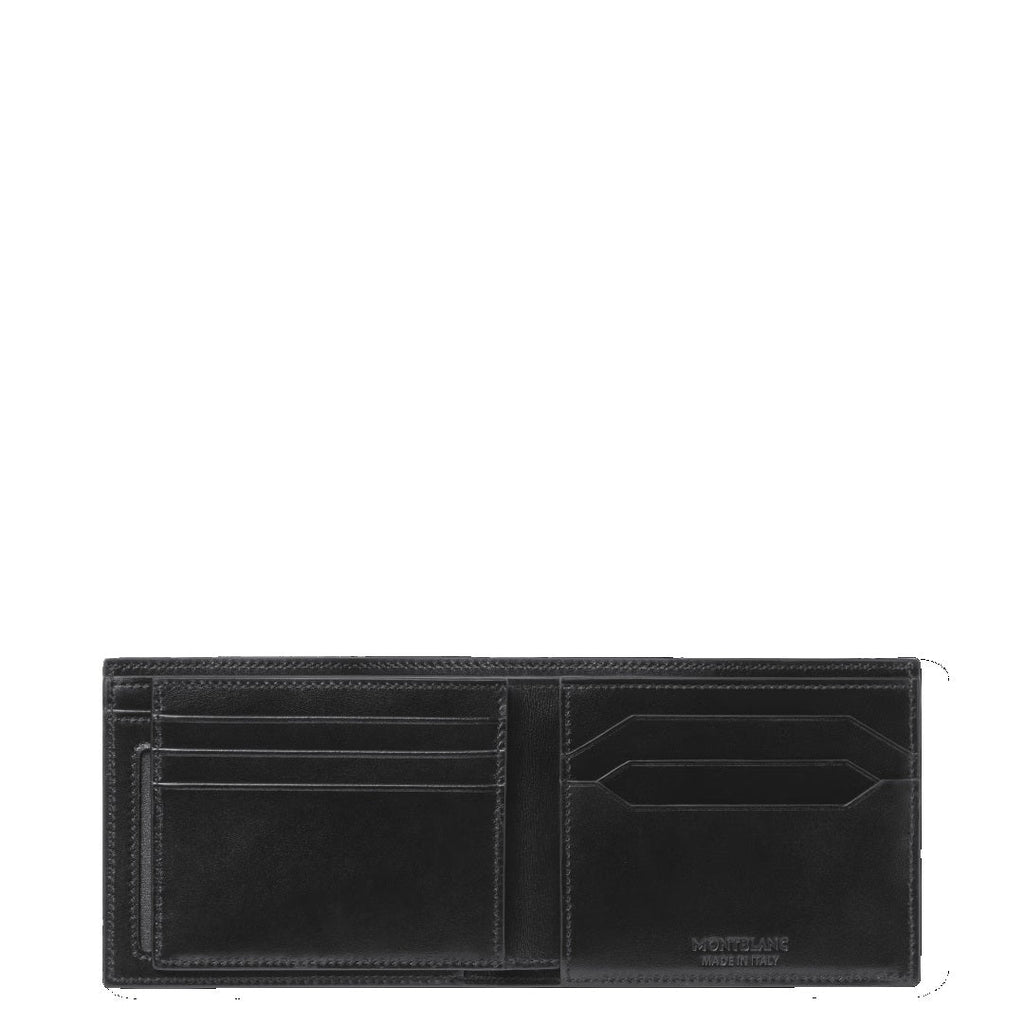 Montblanc Meisterstuck 6-compartment wallet with 2 view pockets black 198314