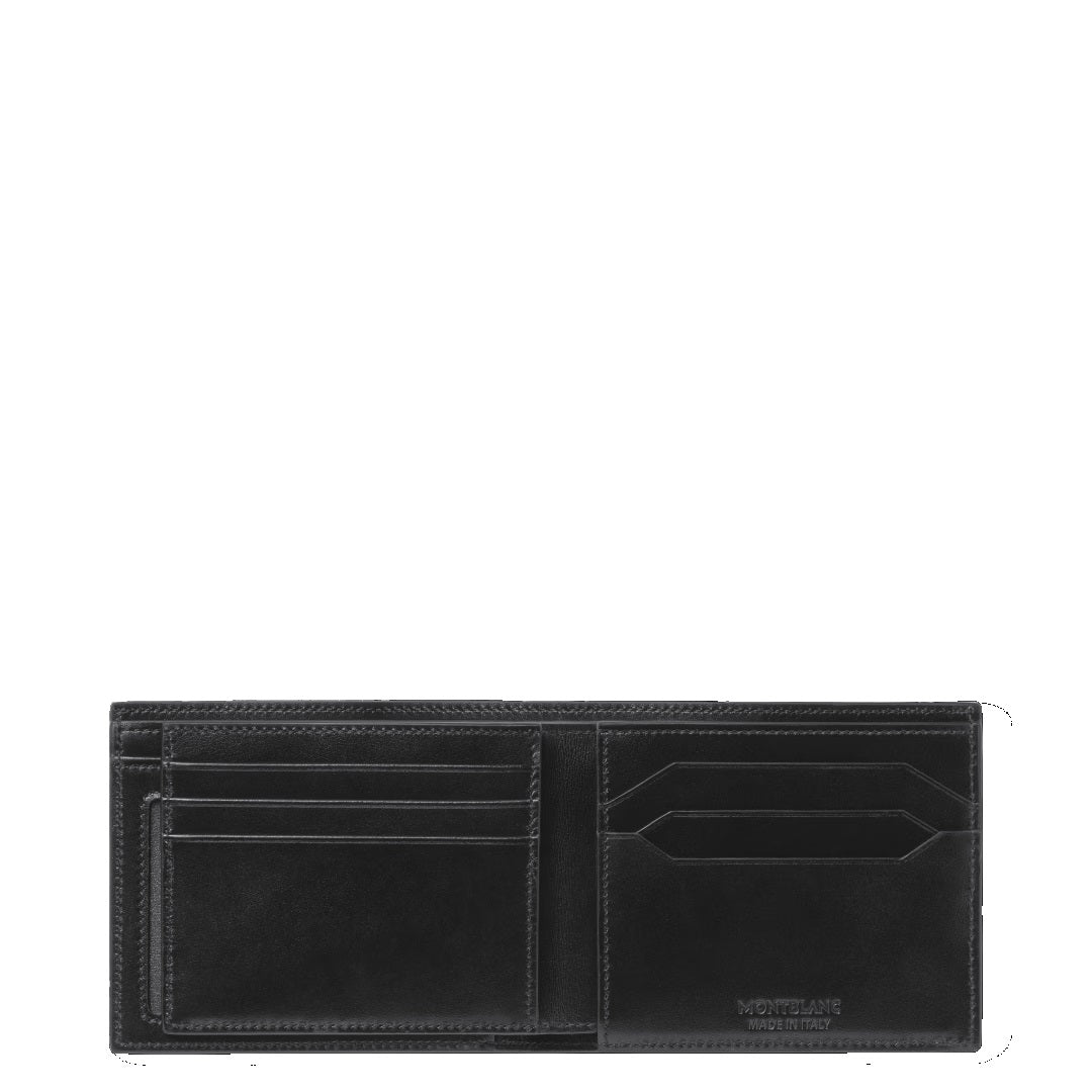 Montblanc Meisterstuck 6-compartment wallet with 2 view pockets black 198314